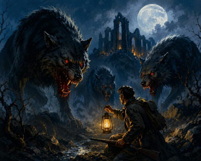 Night of The Vampire Wolves by Arthur Davis